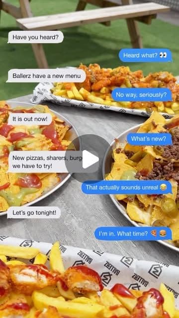 NEW MENU 🍕 Pizzas, burgers, loaded sharers & fresh salads — out now